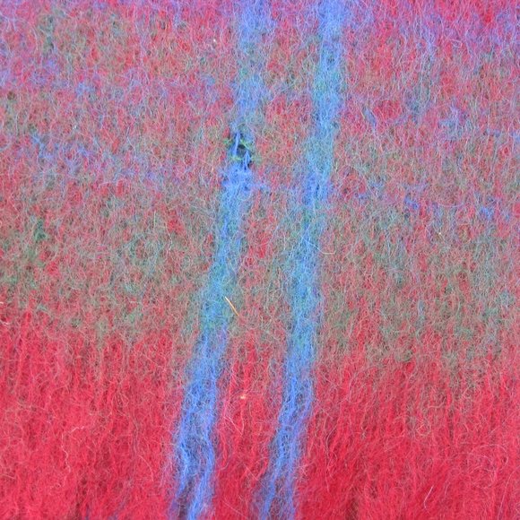 Vintage Moffat Woollens Scotland plaid Blanket - Picture 8 of 9